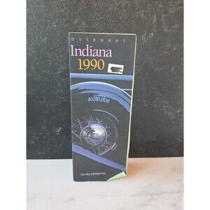 Vintage 1990 Indiana Official Road Map – Department of Highways